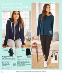 Gazetka promocyjna Bonprix - WOLNE CHWILE W WIELKIM STYLU - Gazetka - ważna od 28.02 do 28.02.2022 - strona 84 - produkty: Por, Gin, Wełna, Sport, Moda, Tunel, Legginsy, Bluza