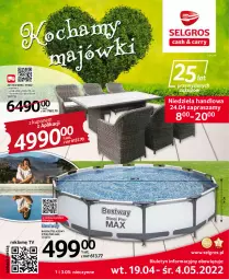 Gazetka promocyjna Selgros - Katalog Wypoczynek - Gazetka - ważna od 04.05 do 04.05.2022 - strona 1 - produkty: Stół, Krzesło, LG