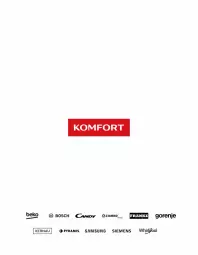 Gazetka promocyjna Komfort - Katalog urządzeń AGD - Gazetka - ważna od 30.09 do 30.09.2023 - strona 124 - produkty: Gorenje, Beko, Kernau, Bosch, Siemens