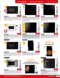 Gazetka promocyjna Komfort - Katalog urządzeń AGD - Gazetka - ważna od 30.09 do 30.09.2023 - strona 9 - produkty: Piec, Top, Gra, Booster, Zapalarka, Kuchenka mikrofalowa, Zegar, Płyta, Be Be, Grill, Płyta indukcyjna, Mięta, Sprzedawcy, Fa