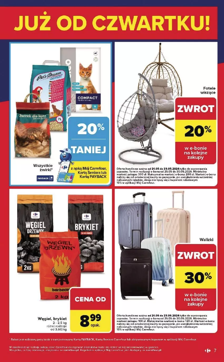 Gazetka promocyjna Carrefour - Gazetka Weekend okazji już od czwartku! - ważna 21.05 do 23.05.2026 - strona 7 - produkty: Fotel, Olej