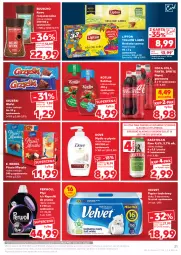 Gazetka promocyjna Kaufland - Gazetka tygodnia - Gazetka - ważna od 29.01 do 29.01.2025 - strona 21 - produkty: Piwa, Piwo, Ketchup, Mydło w płynie, Kawa rozpuszczalna, Gra, Papier, Kasztelan, Kawa, Coca-Cola, Herbata czarna, Papier toaletowy, Velvet, Dove, Mleczko, Lipton, Grześki, Napój gazowany, Kotlin, Ptasie mleczko, Perwoll, Fanta, E. Wedel, Mydło, Kapsułki do prania, Sprite, Herbata, Napój, Fa