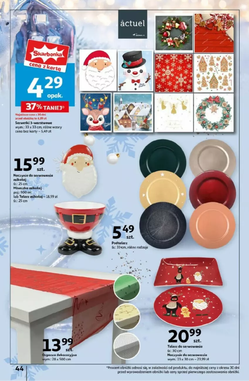 Gazetka promocyjna Auchan - ważna 05.12 do 11.12.2024 - strona 46 - produkty: Miseczka, Ser, Talerz