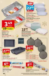 Gazetka promocyjna Auchan - Gazetka - ważna od 11.12 do 11.12.2024 - strona 48 - produkty: Piec, Por, Tortownica, Papier, Pojemnik, Keksówka, Foremki, Folia aluminiowa, Fa