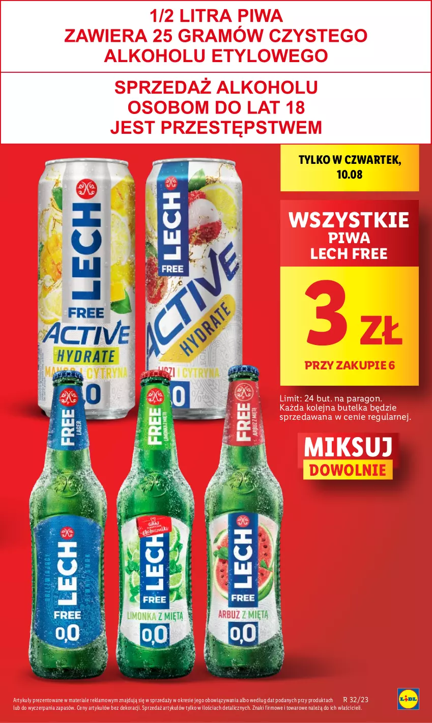 Gazetka promocyjna Lidl - GAZETKA - ważna 10.08 do 12.08.2023 - strona 7 - produkty: Olej, Piwa