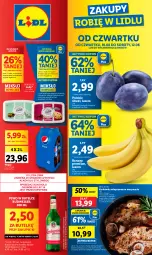 Gazetka promocyjna Lidl - GAZETKA - Gazetka - ważna od 12.08 do 12.08.2023 - strona 1 - produkty: Piwo, Banany, Ser, Gra, Karkówka wieprzowa, Lody, Pepsi, Grill, Olej