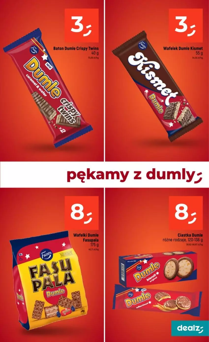 Gazetka promocyjna Dealz - NOWA GAZETKA - ważna 03.09 do 09.09.2026 - strona 13 - produkty: Baton, Ciastka, Fa, Wafelek