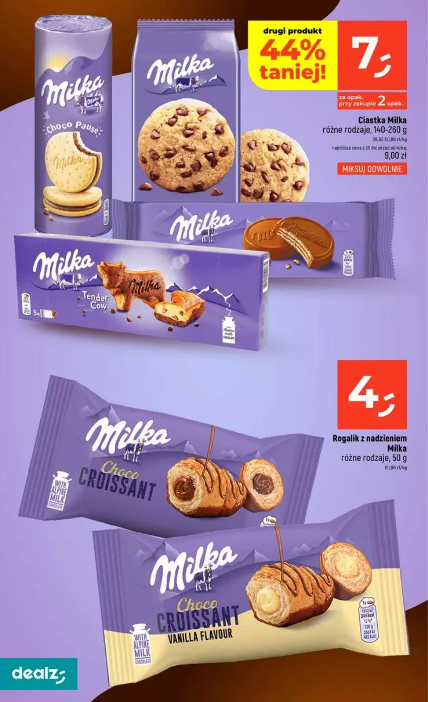 Gazetka promocyjna Dealz - NOWA GAZETKA - ważna 03.09 do 09.09.2026 - strona 16 - produkty: Ciastka, Milka, Rogal