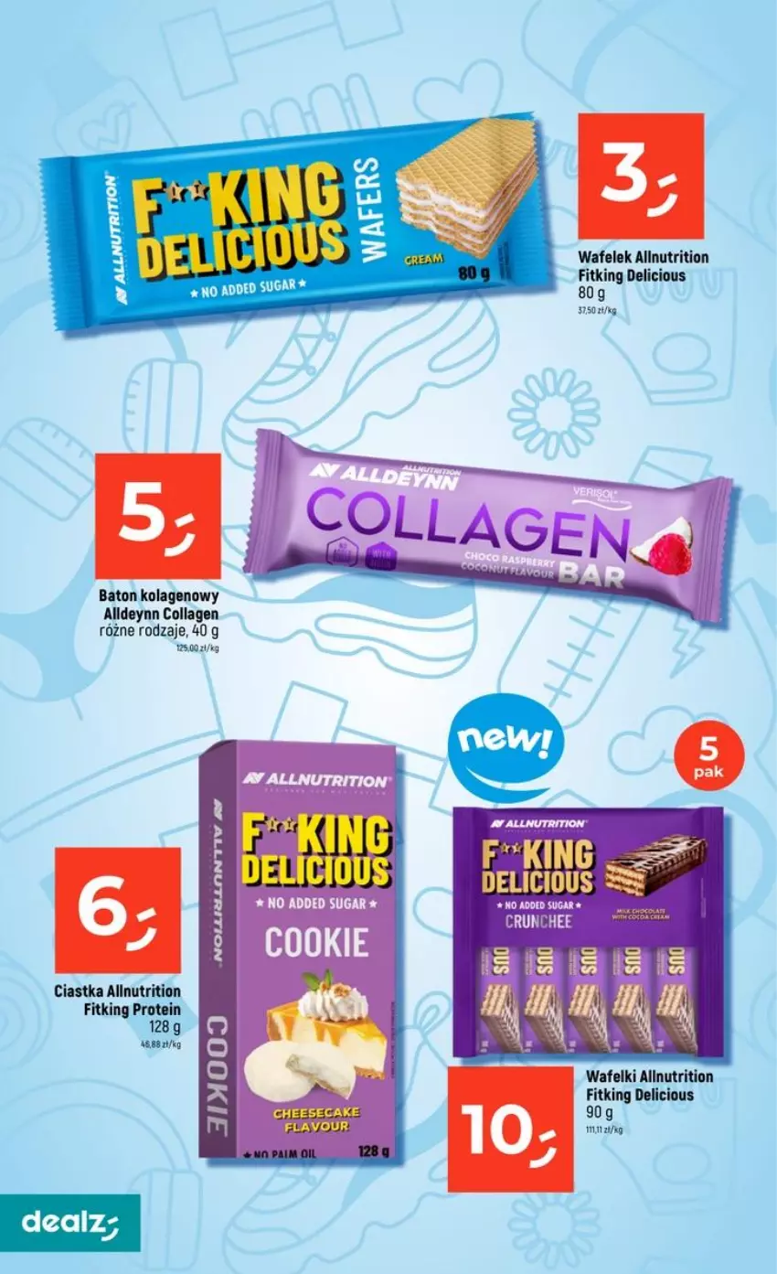 Gazetka promocyjna Dealz - NOWA GAZETKA - ważna 03.09 do 09.09.2026 - strona 18 - produkty: Baton, Ciastka, Kolagen, Wafelek