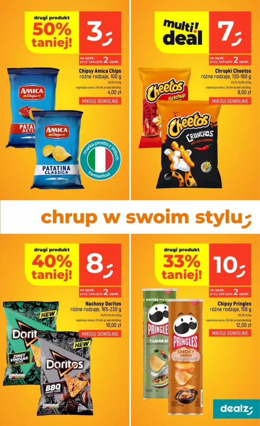 Gazetka promocyjna Dealz - NOWA GAZETKA - ważna 03.09 do 09.09.2026 - strona 29 - produkty: Amica, Cheetos, Chipsy, Chrupki, Fa