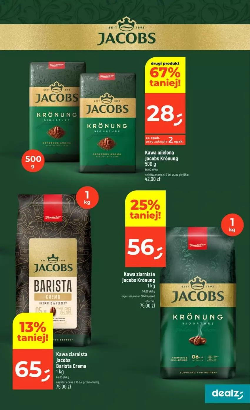 Gazetka promocyjna Dealz - NOWA GAZETKA - ważna 03.09 do 09.09.2026 - strona 33 - produkty: EPEE, Isla, Jacobs, Kawa, Kawa mielona, Kawa ziarnista, LG