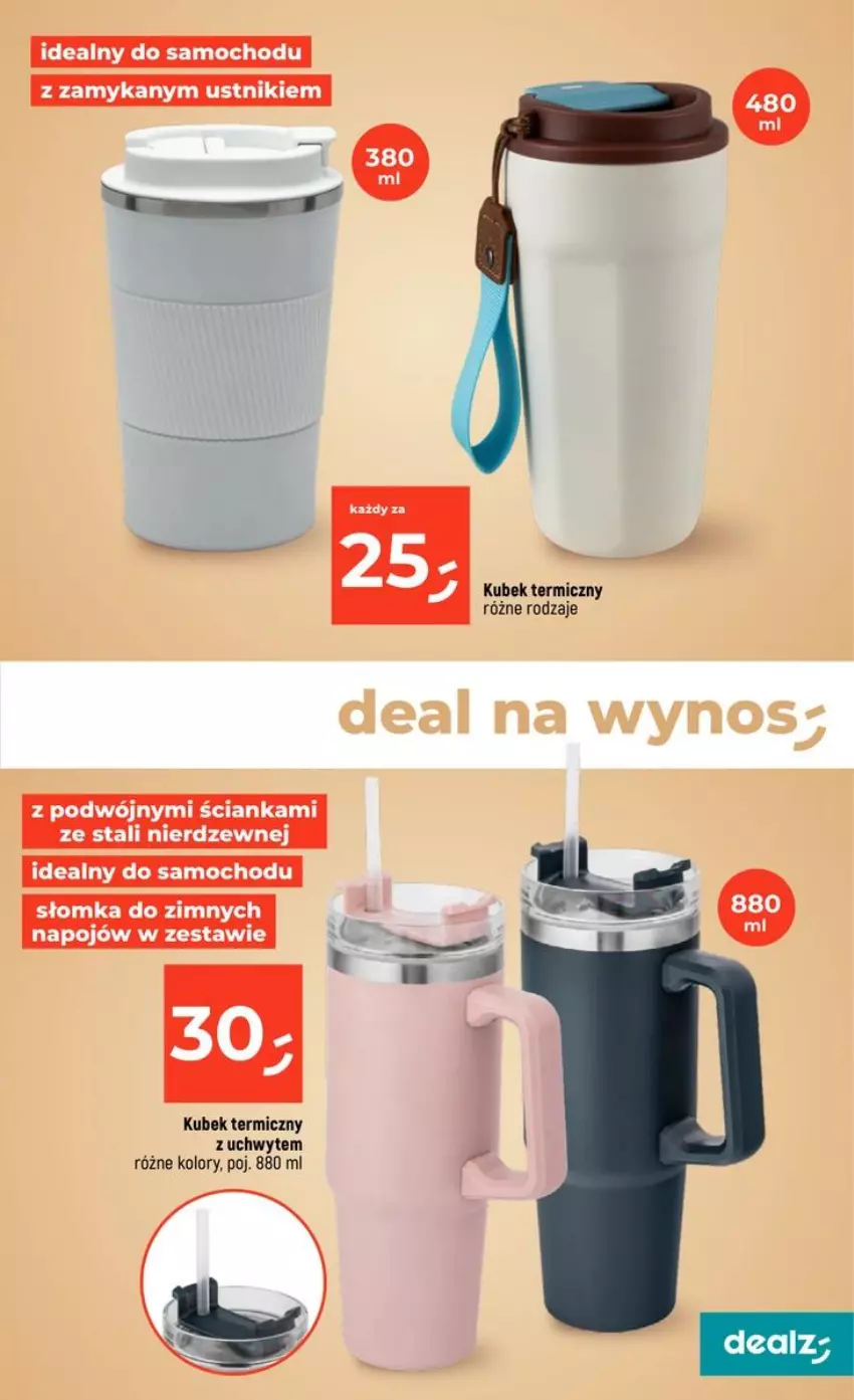 Gazetka promocyjna Dealz - NOWA GAZETKA - ważna 03.09 do 09.09.2026 - strona 39 - produkty: Kubek, Kubek termiczny, Ustnik