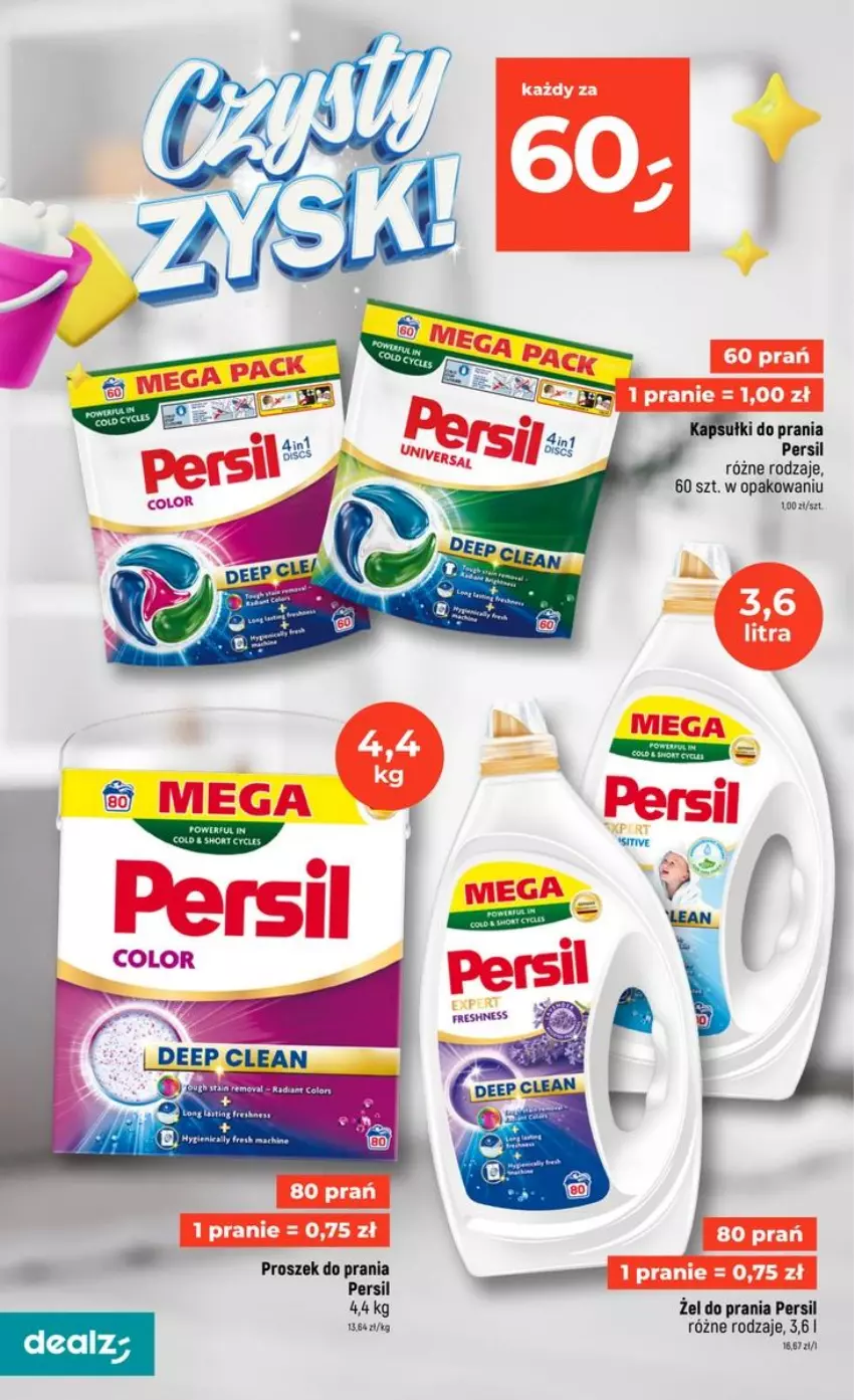 Gazetka promocyjna Dealz - NOWA GAZETKA - ważna 03.09 do 09.09.2026 - strona 40 - produkty: Kapsułki do prania, Persil, Proszek do prania
