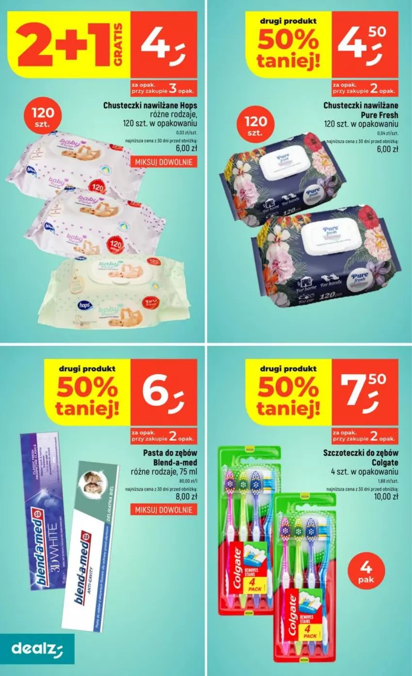 Gazetka promocyjna Dealz - NOWA GAZETKA - ważna 03.09 do 09.09.2026 - strona 42 - produkty: Blend-a-Med, Chusteczki, Colgate, Fa, Gra, LG, Pasta do zębów, Pur