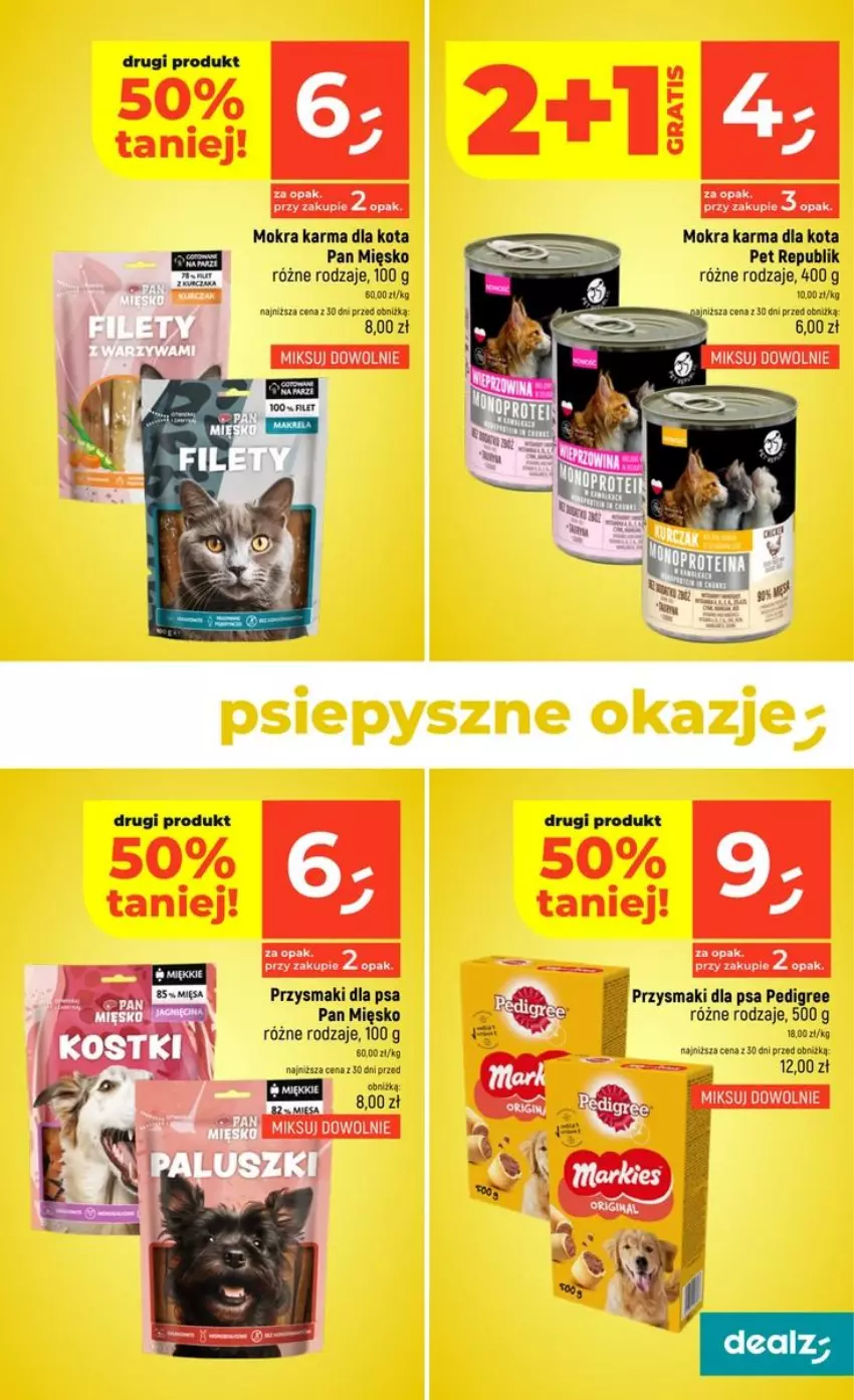 Gazetka promocyjna Dealz - NOWA GAZETKA - ważna 03.09 do 09.09.2026 - strona 45 - produkty: K2, Mokra karma, Pedigree, Przysmaki