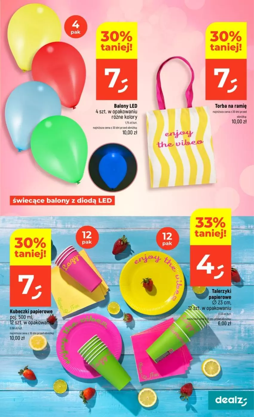 Gazetka promocyjna Dealz - NOWA GAZETKA - ważna 03.09 do 09.09.2026 - strona 51 - produkty: Balony, Fa, Papier, Talerz, Talerzyk, Torba