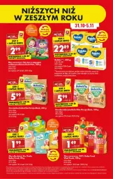 Gazetka promocyjna Biedronka - W tym tygodniu P - Gazetka - ważna od 05.11 do 05.11.2022 - strona 33 - produkty: Por, Mus, Mleko modyfikowane, BoboVita, Napoje, Dada, , Owsianka, Dzieci, Karmi, Mleko