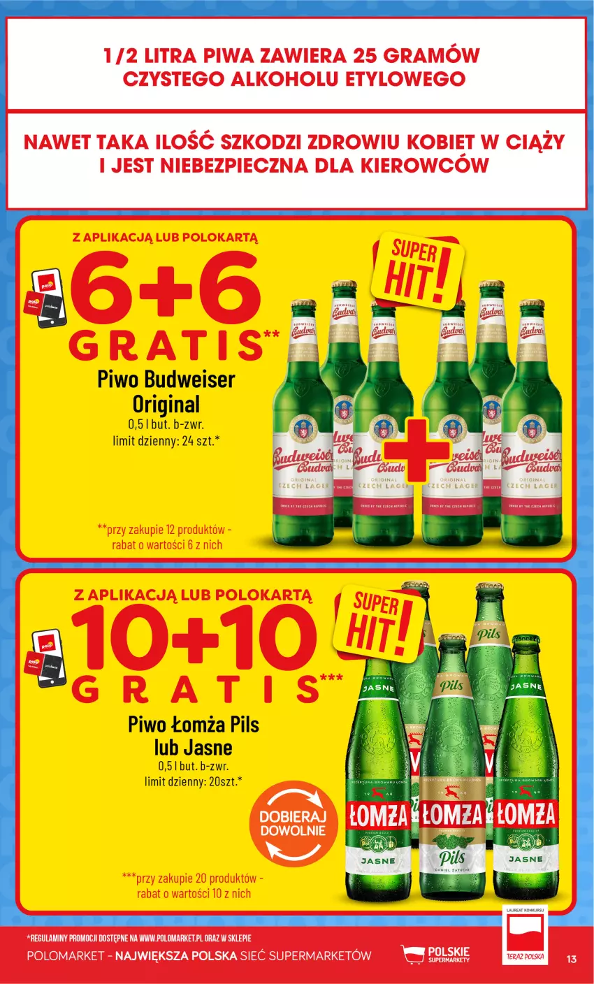 Gazetka promocyjna PoloMarket - Katalog Kupuj taniej z POLOappką - ważna 09.09 do 15.09.2026 - strona 13 - produkty: Gin, Laur, Piwo, Ser