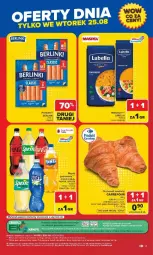 Gazetka promocyjna Carrefour - Gazetka Carrefour Białystok w SUMIE Zmieniliśmy się dla Ciebie - Gazetka - ważna od 30.08 do 30.08.2026 - strona 3 - produkty: Makaron, Parówki, Coca-Cola, EPEE, Fanta, Sprite, Napój, Berlinki, Fa