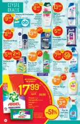 Gazetka promocyjna Delikatesy Centrum - Gazetka Delikatesy Centrum - Gazetka - ważna od 14.04 do 14.04.2021 - strona 26 - produkty: Domestos, Gra, Palmolive, Dezodorant, Granat, Kret, Golarka, Tampony, Płyn do płukania, Presto, Kostka do wc, Gillette, Fairy, Lenor, Nivea, Fa