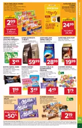 Gazetka promocyjna Stokrotka - Market - Gazetka - ważna od 27.08 do 27.08.2025 - strona 13 - produkty: Tchibo, Ciastka, Warzywa, Cukier, Kawa ziarnista, Stek, Kawa mielona, Kawa, Torba, Czekolada, Prima, Delicje, Baton, Candy, Owoce, Cukierki, Woseba, Herbata, Haribo, Mięta, Mięso, Herbapol, Milka, Nimm2, Fa