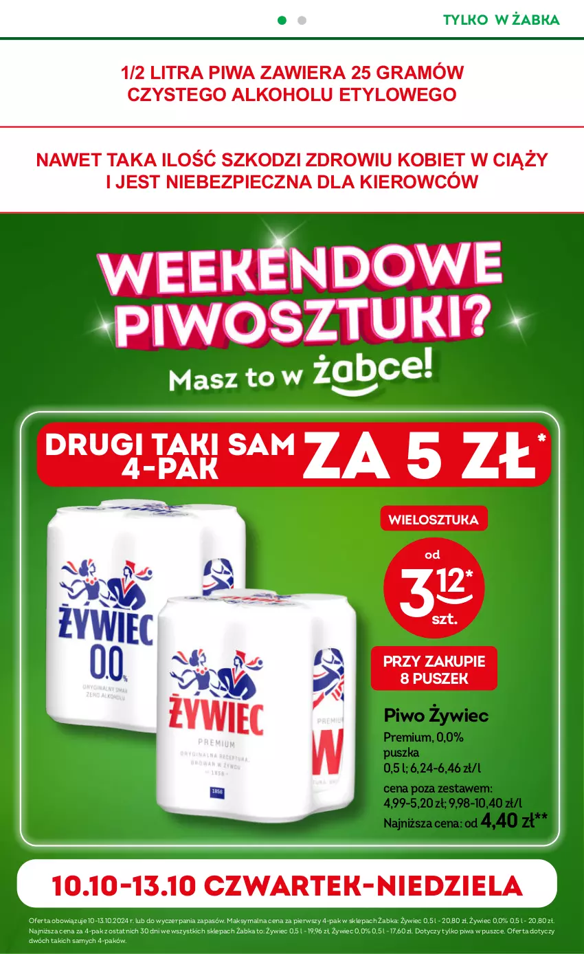 Gazetka promocyjna Żabka - ważna 09.10 do 22.10.2024 - strona 16 - produkty: Gra, Piec, Piwa, Piwo