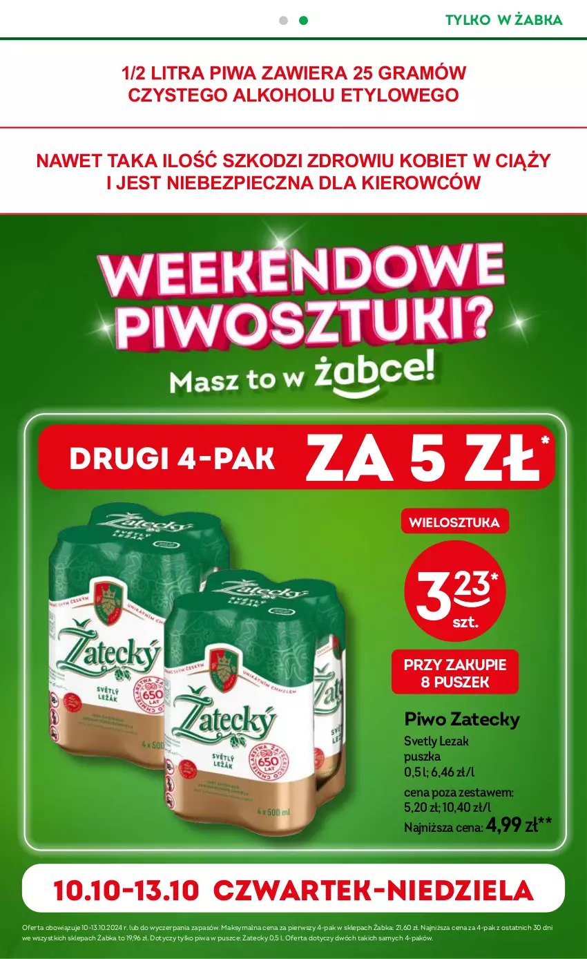 Gazetka promocyjna Żabka - ważna 09.10 do 22.10.2024 - strona 17 - produkty: Gra, Piec, Piwa, Piwo