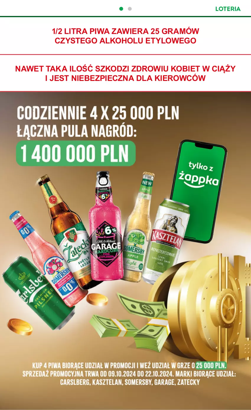 Gazetka promocyjna Żabka - ważna 09.10 do 22.10.2024 - strona 24 - produkty: Gra, Piec, Piwa