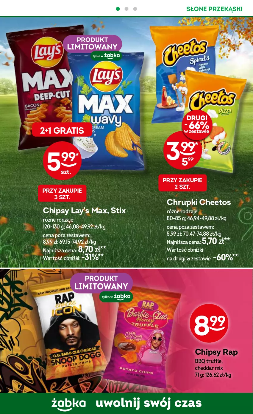 Gazetka promocyjna Żabka - ważna 09.10 do 22.10.2024 - strona 29 - produkty: Cheddar, Cheetos, Chipsy, Chrupki, Gra, Lay’s