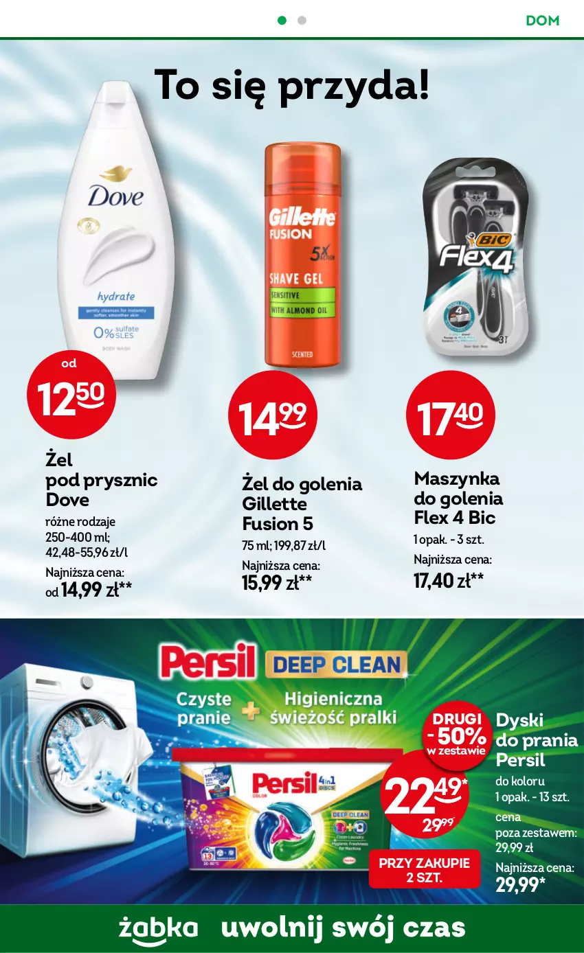 Gazetka promocyjna Żabka - ważna 09.10 do 22.10.2024 - strona 64 - produkty: BIC, Dove, Fusion, Gillette, Maszynka, Maszynka do golenia, Persil, Szynka