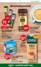 Gazetka promocyjna Żabka - Gazetka - ważna od 22.10 do 22.10.2024 - strona 61 - produkty: Kawa, Mleko zagęszczone, Mocca Fix Gold, Jacobs, Woseba, Herbata, Napój, Milka, Mleko