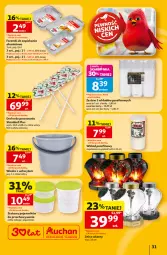 Gazetka promocyjna Auchan - 30 Lat Hipermarket - Gazetka - ważna od 08.07 do 08.07.2026 - strona 31 - produkty: Sok, Deska do prasowania, Pojemnik, Foremki, Wiadro, Znicz