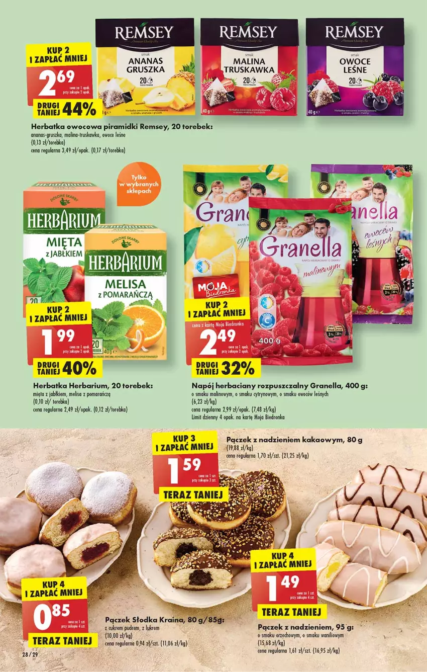 Gazetka promocyjna Biedronka - W tym tygodniu  PN - ważna 09.05 do 14.05.2022 - strona 28 - produkty: Ananas, Gra, Kakao, Mięta, Napój, Owoce, Pączek, Tera, Torebka