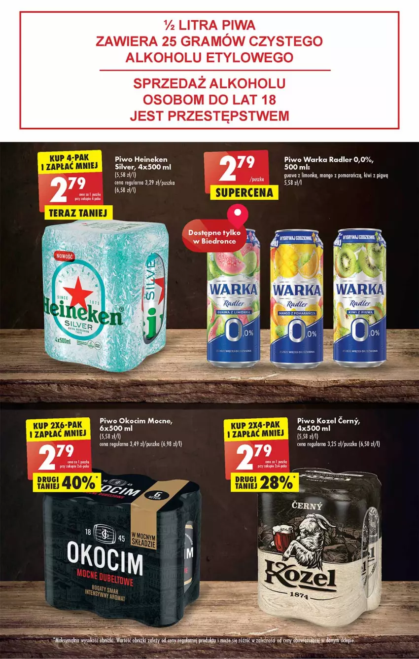 Gazetka promocyjna Biedronka - W tym tygodniu  PN - ważna 09.05 do 14.05.2022 - strona 41 - produkty: Gra, Heineken, Kiwi, Limonka, Mango, Piwa, Piwo, Radler, Warka