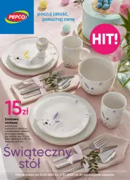 Gazetka promocyjna Pepco - Świąteczny stół - Gazetka - ważna od 12.04 do 12.04.2023 - strona 1 - produkty: Ser, Koc, Miseczka, Stół, Talerz, Talerz deserowy, Kubek, Deser