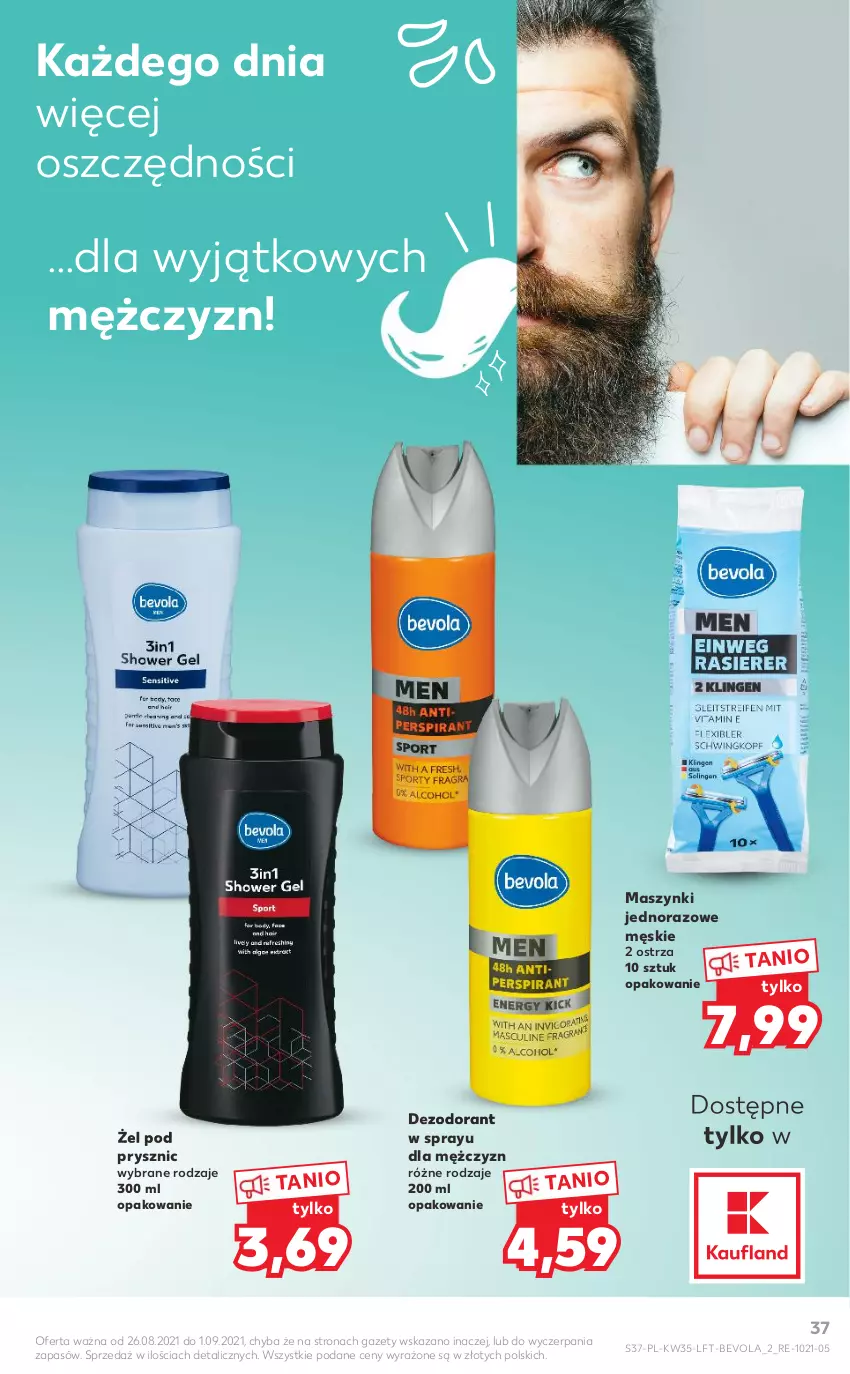 Gazetka promocyjna Kaufland - OFERTA TYGODNIA - ważna 02.09 do 08.09.2021 - strona 37 - produkty: Dezodorant