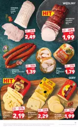 Gazetka promocyjna Kaufland - OFERTA TYGODNIA - Gazetka - ważna od 08.09 do 08.09.2021 - strona 17 - produkty: Polędwica, Ser, Salami, Królewski, Radamer, Kabanos, Ser salami, Gala, Kiełbasa, Olewnik