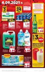 Gazetka promocyjna Kaufland - OFERTA TYGODNIA - Gazetka - ważna od 08.09 do 08.09.2021 - strona 3 - produkty: Piwa, Piwo, Gra, 7up, Papier, Mirinda, Papier toaletowy, Pepsi, Carlsberg, Silan, Płyn do płukania, Piwo jasne, Napój gazowany, Foxy, Płyn do spryskiwaczy, Waga, Masło, Napój, Olej