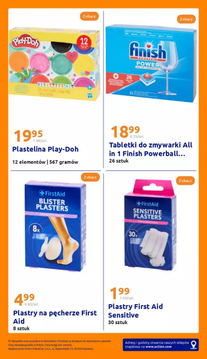 Gazetka promocyjna Action - ważna 19.03 do 25.03.2025 - strona 25 - produkty: Finish, Gra, Plastelina, Play-Doh, Tablet, Tabletki do zmywarki, Zmywarki