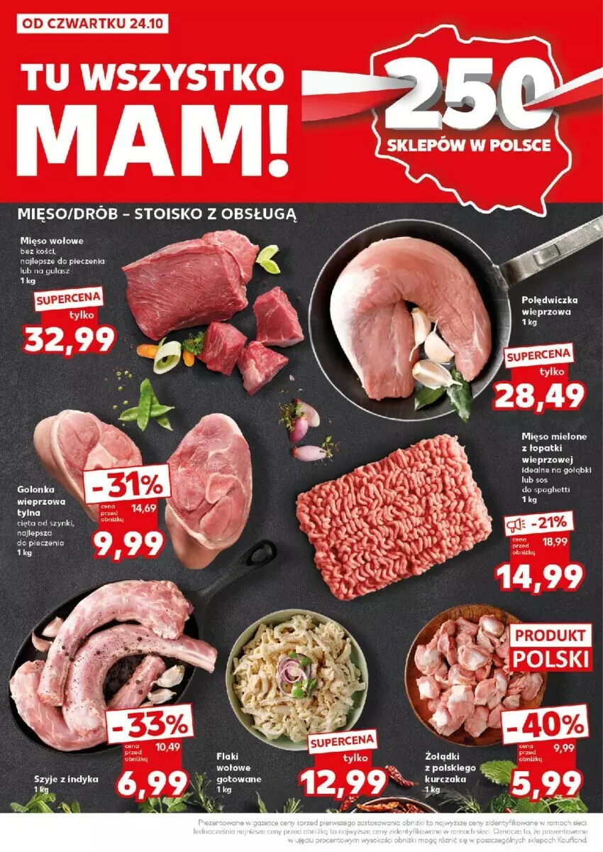 Gazetka promocyjna Kaufland - ważna 28.10 do 29.10.2024 - strona 13 - produkty: Drób, Flaki, Mięso, Piec