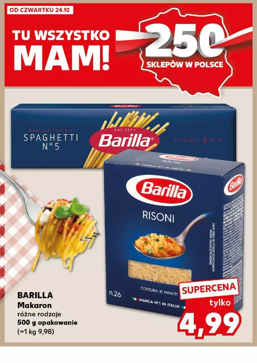 Gazetka promocyjna Kaufland - ważna 28.10 do 29.10.2024 - strona 17 - produkty: Barilla, Makaron, Mola