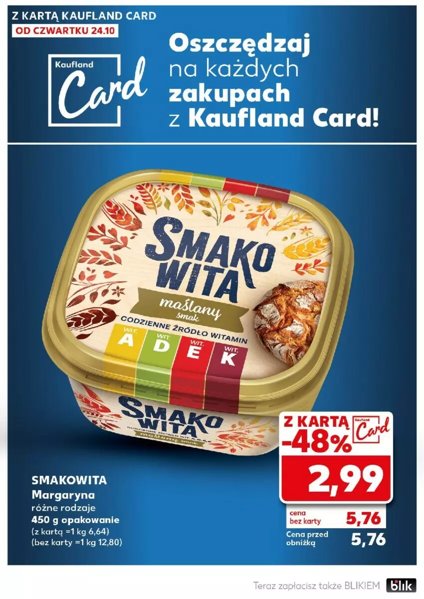 Gazetka promocyjna Kaufland - ważna 28.10 do 29.10.2024 - strona 6 - produkty: Margaryna, Smakowita