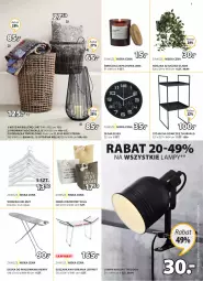 Gazetka promocyjna Jysk - Oferta tygodnia - Gazetka - ważna od 15.02 do 15.02.2022 - strona 10 - produkty: Latarnia, Ubrania, Top, Koc, Deska do prasowania, Inka, Wieszak, Kosz na bieliznę, Stojak, Kosz, Zegar, Roślina sztuczna, Suszarka, Drzwi, Poduszka, Lampa