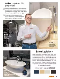 Gazetka promocyjna Obi - Gazetka OBI - Gazetka - ważna od 30.09 do 30.09.2022 - strona 55 - produkty: Bateria umywalkowa, STP, Ser, Kosz, Wanna, Lack, Szafka, Bateria wannowa, Bateria, Umywalka, Gres, Gres szkliwiony