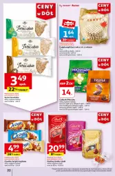 Gazetka promocyjna Auchan - Gazetka CENY W DÓŁ Hipermarket Auchan - Gazetka - ważna od 19.06 do 19.06.2024 - strona 24 - produkty: Goplana, Ciastka, Ser, Cukier, Praliny, Lindor, Jeżyki, LANA, Cukierki, Lindt