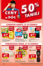 Gazetka promocyjna Auchan - Gazetka CENY W DÓŁ Hipermarket Auchan - Gazetka - ważna od 19.06 do 19.06.2024 - strona 6 - produkty: Jaja, Tablet, Lipton, Galaretki, Fairy, Herbata, Gala, Napój, Fa