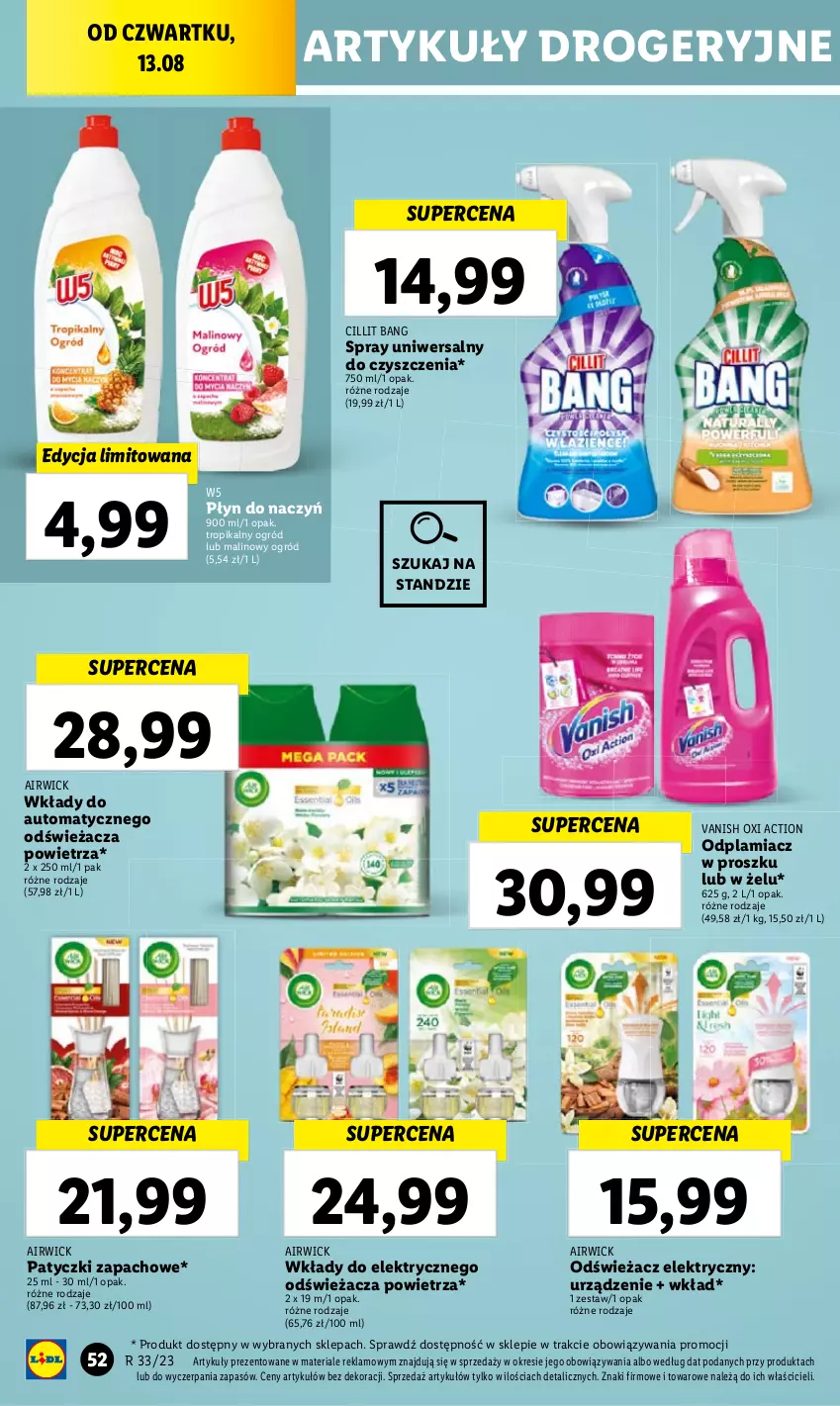 Gazetka promocyjna Lidl - GAZETKA - ważna 17.08 do 19.08.2023 - strona 58 - produkty: Odplamiacz