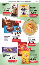 Gazetka promocyjna Netto - Artykuły spożywcze - Gazetka - ważna od 18.03 do 18.03.2023 - strona 19 - produkty: Ciastka, Chipsy, Kawa, Wawel, Wafle, Czekolada, Rurki, Lay’s, Milka, Wafle tortowe