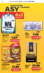 Gazetka promocyjna Netto - Artykuły spożywcze - Gazetka - ważna od 18.03 do 18.03.2023 - strona 2 - produkty: Nałęczowianka, Corn flakes, Rum, Gra, Papier, Dallmayr, Kawa mielona, Kawa, Papier toaletowy, Danio, Woda mineralna, Woda, Nestlé