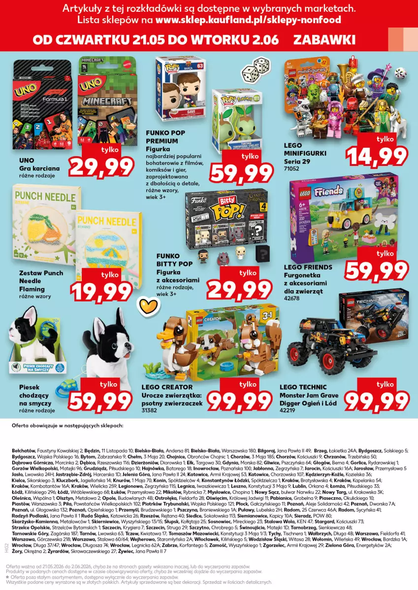 Gazetka promocyjna Kaufland - Kaufland - ważna 21.05 do 02.06.2026 - strona 17 - produkty: BIC, Chrzan, Dior, Fa, Gra, Inka, LEGO, LEGO Technic, Orka, Piast, Podlaski, Ser, Smycz, Sok, Sos, Top, Urgo, Wino